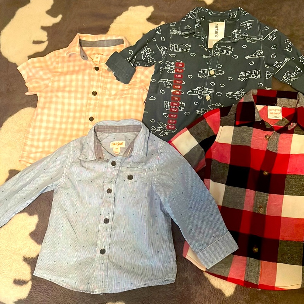 Toddler 18M button up lot
